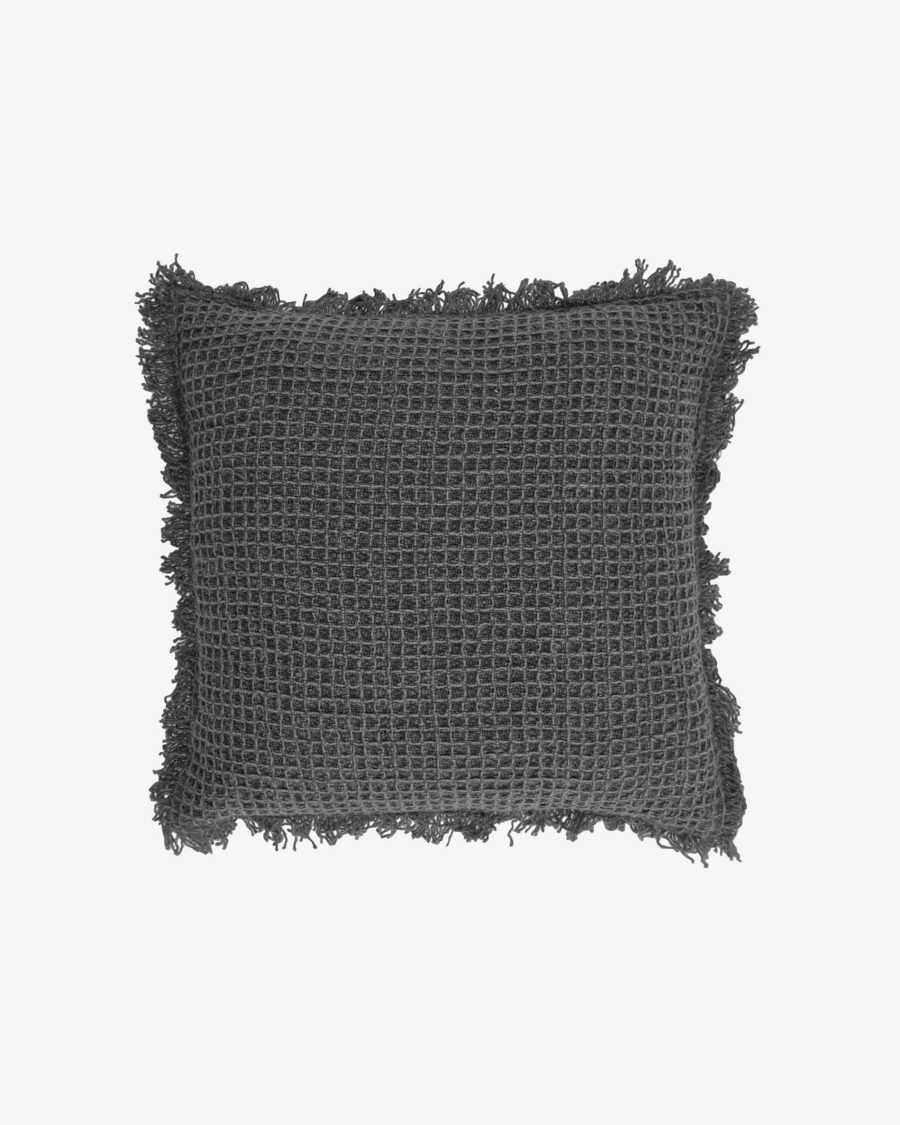 Housse de coussin Shallow gris 45 x 45 cm