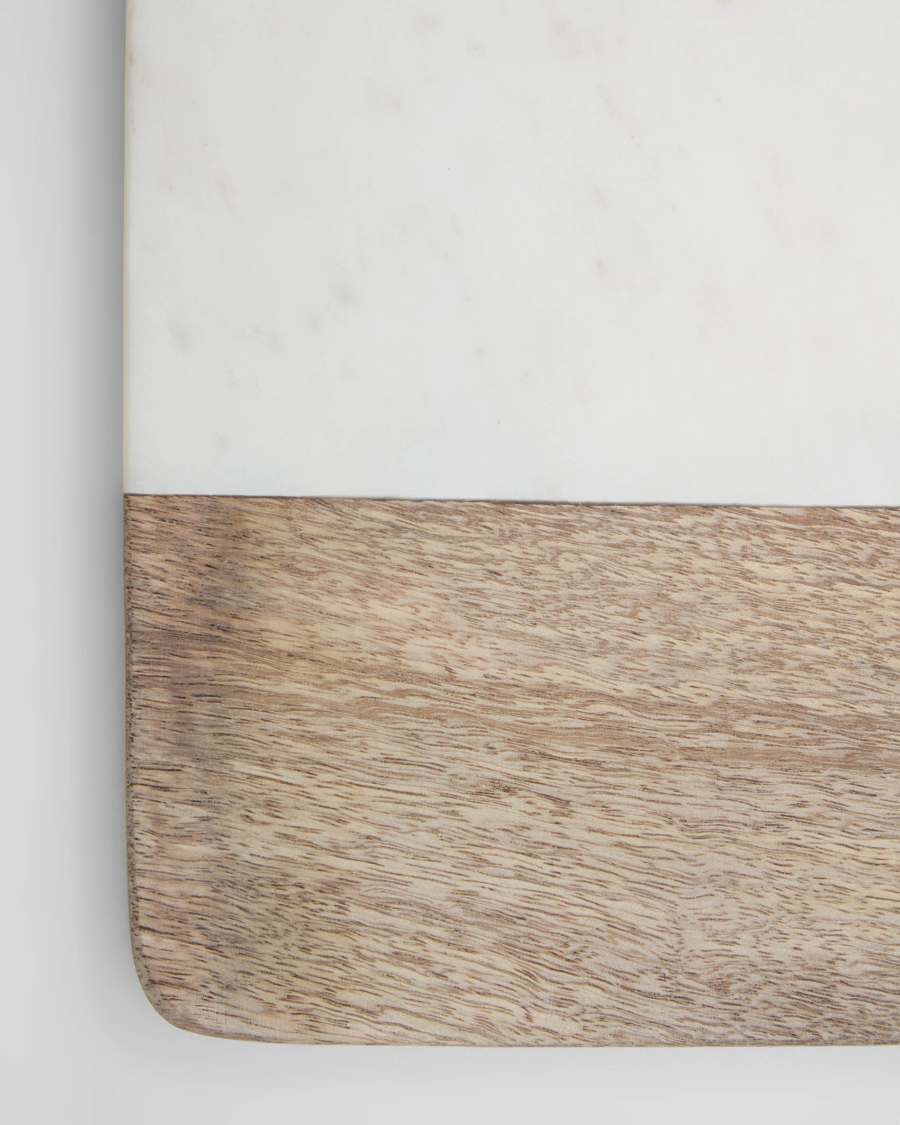 Danelle Servierbrett aus Marmor und Holz