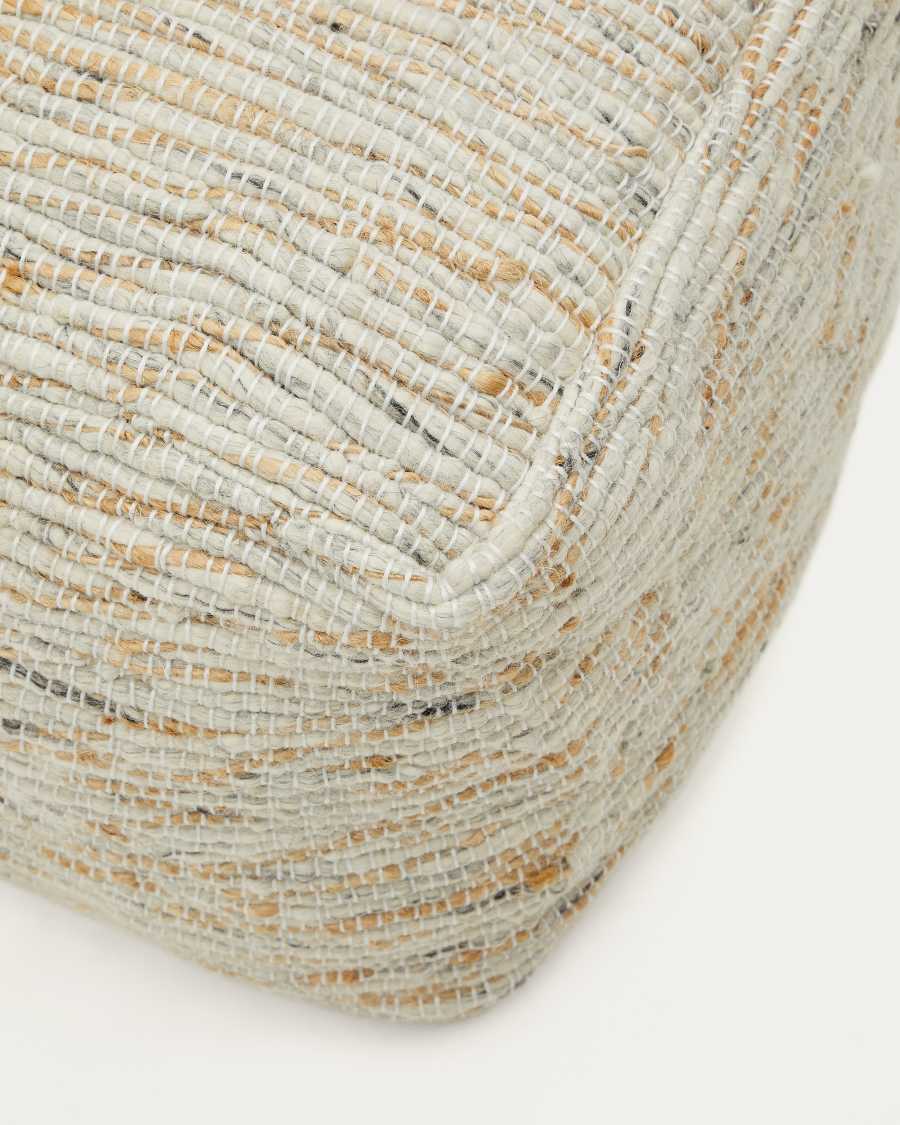 Selise pouffe made from natural jute 45 x 45 cm