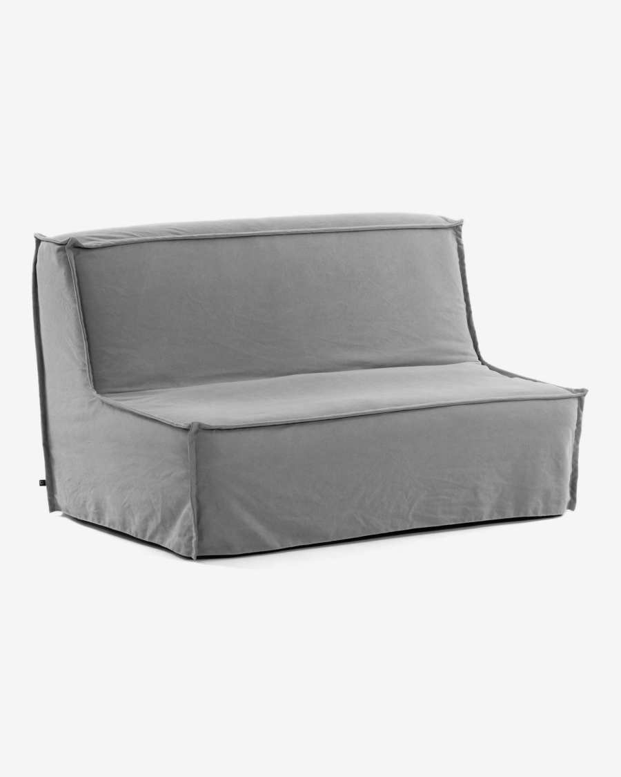 Lyanna sofa bed in grey 140 cm