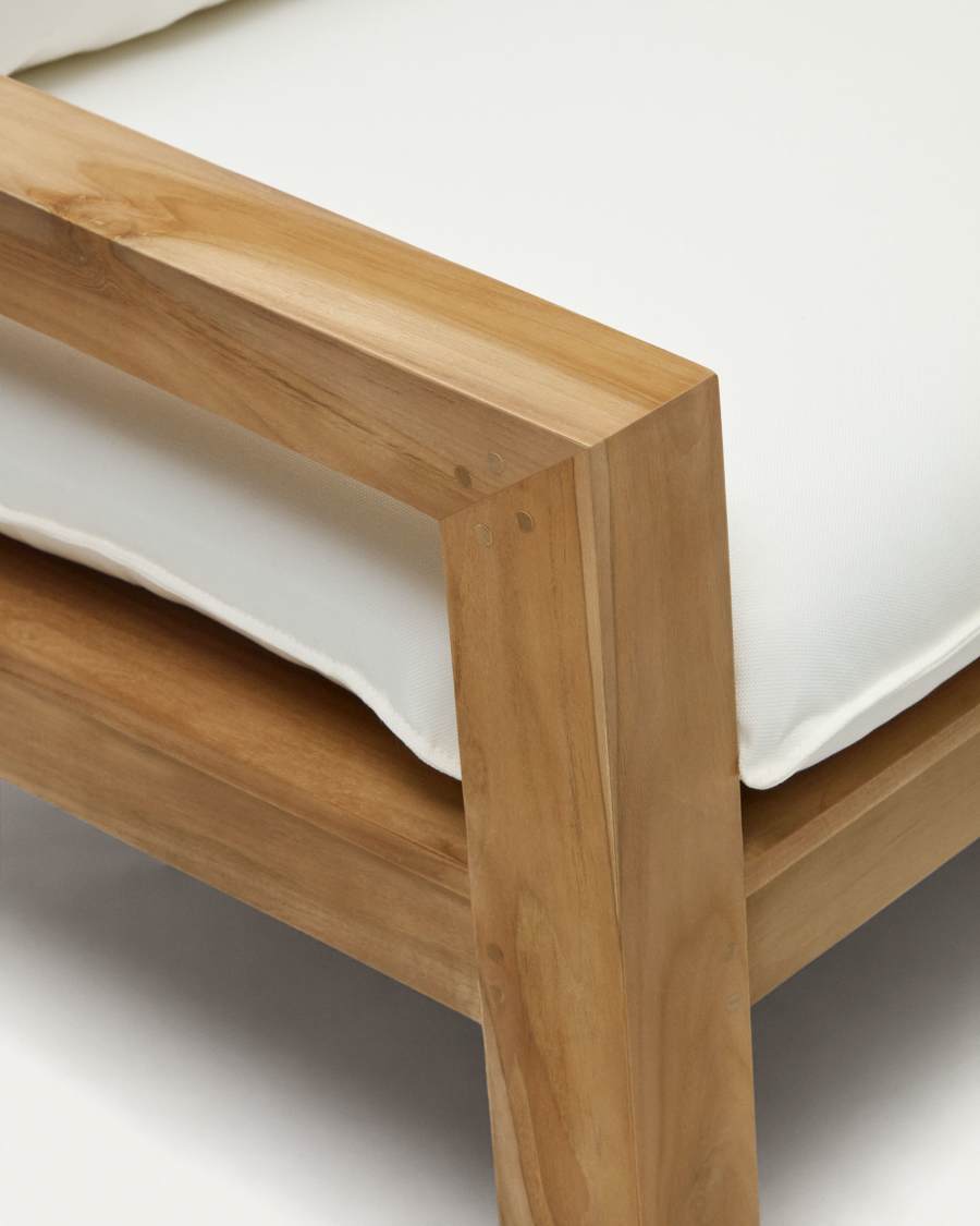 Forcanera 3 seater solid teak sofa, 211 cm