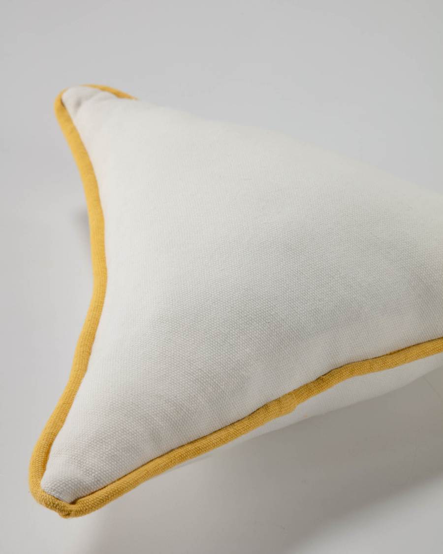 Fresia Kissen, weißes Dreieck