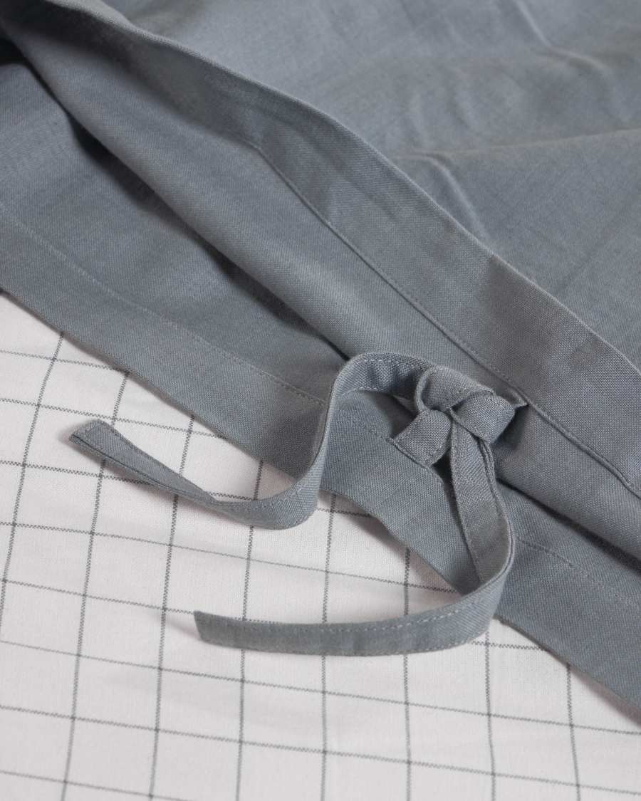 Alay set fondo, copripiumino e federa 100% cotone organico (GOTS) a quadretti 70 x 140 cm