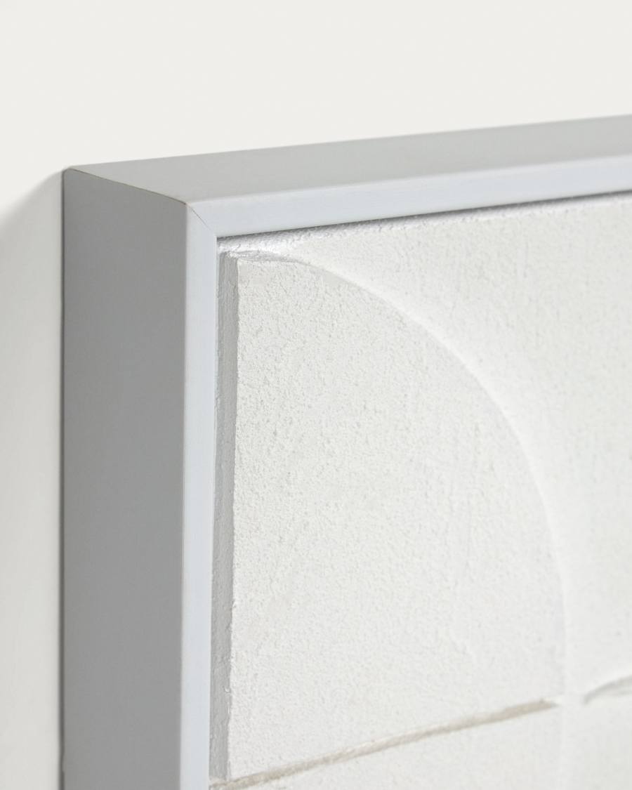 Brunella Set aus zwei weißen Bildern 32 x 42 cm