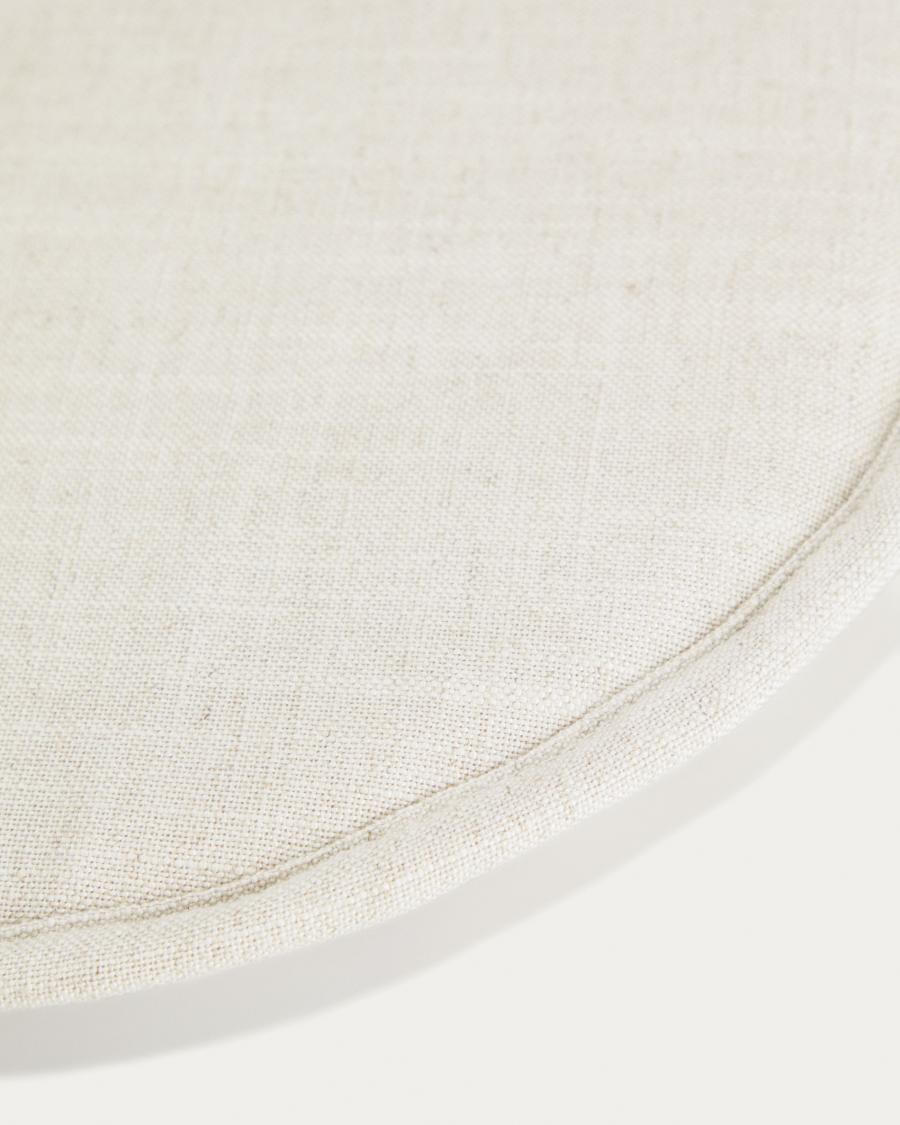 Cuscino rotondo per sedia Prisca terracotta Ø 35 cm