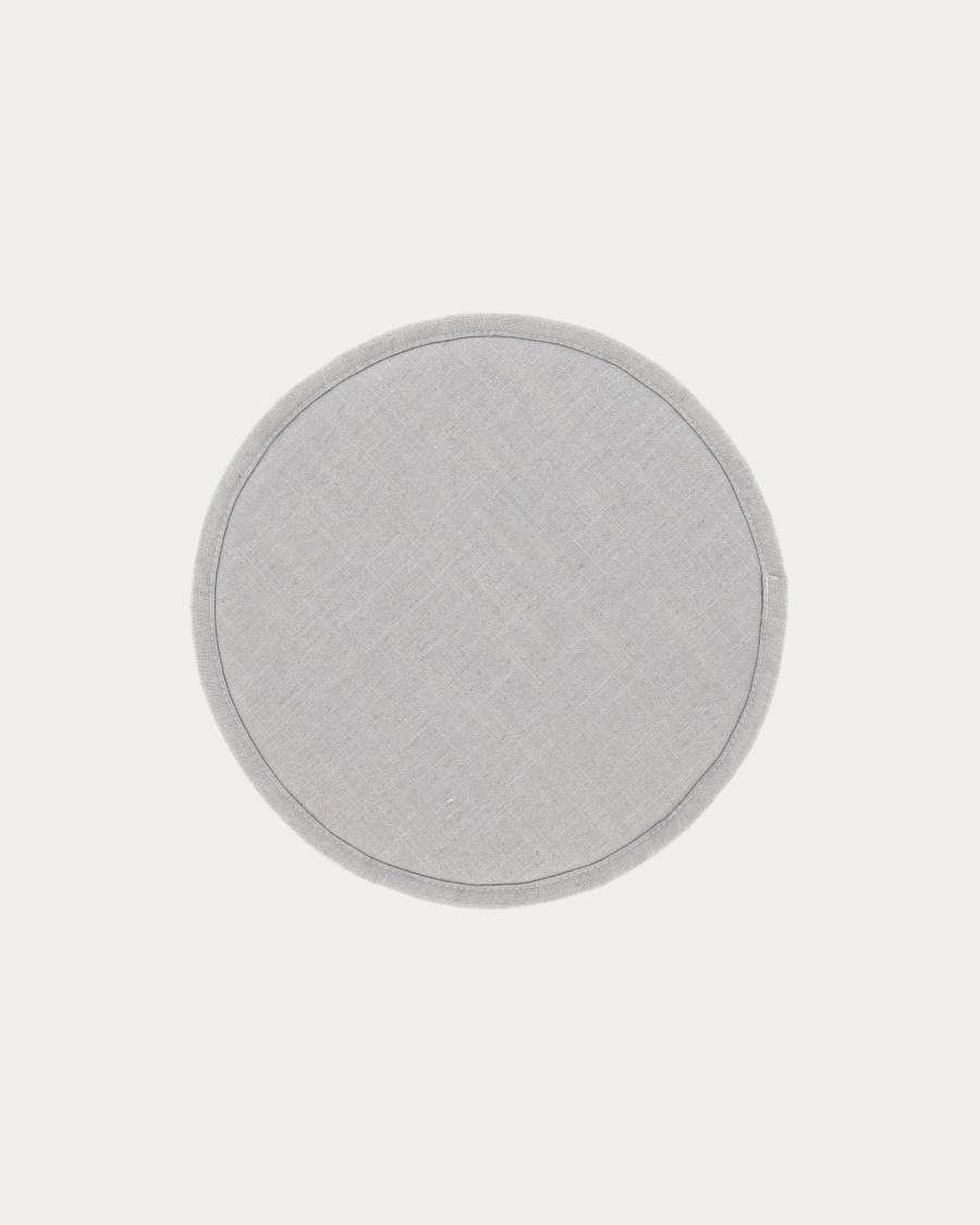 Cuscino rotondo per sedia Prisca rosa Ø 35 cm