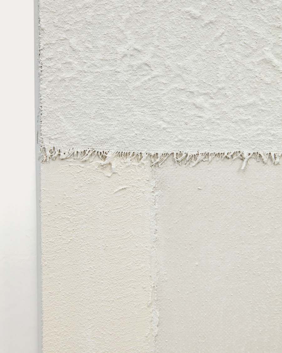 Pineda Set aus zwei Leinwänden abstrakt weiß 30 x 40 cm