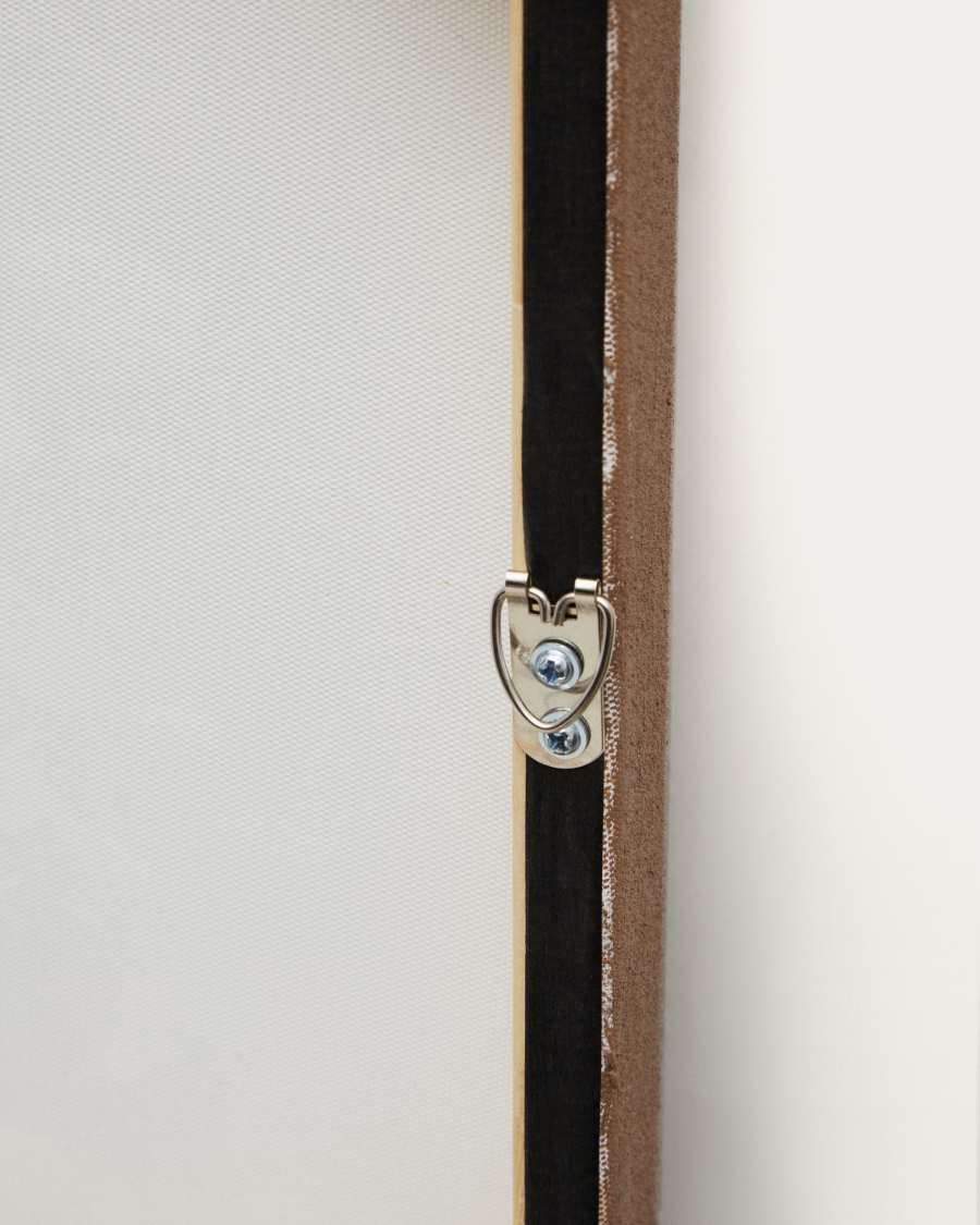 Sabira abstract canvas in oxidised copper 100 x 100 cm