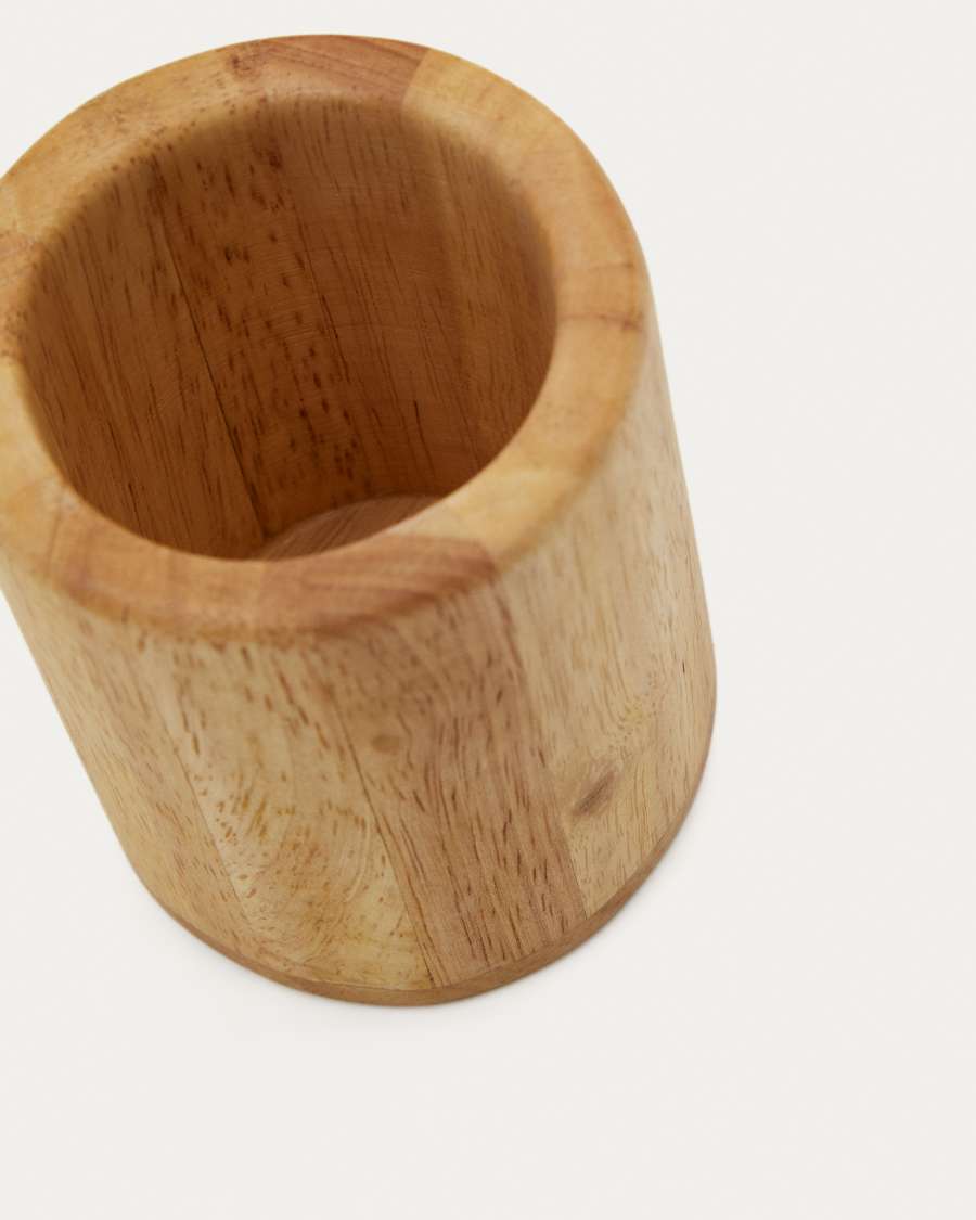 Pot à crayons Dilcia bois d'hévéa