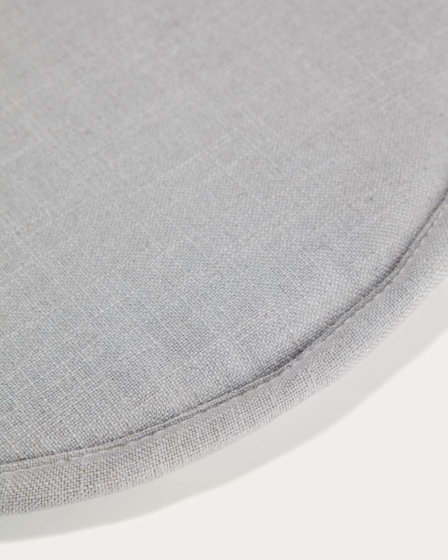 Cuscino rotondo per sedia Prisca rosa Ø 35 cm