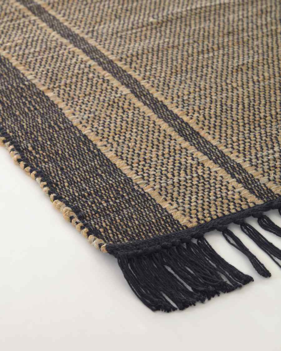 Brunilda black and brown rug 160 x 230 cm