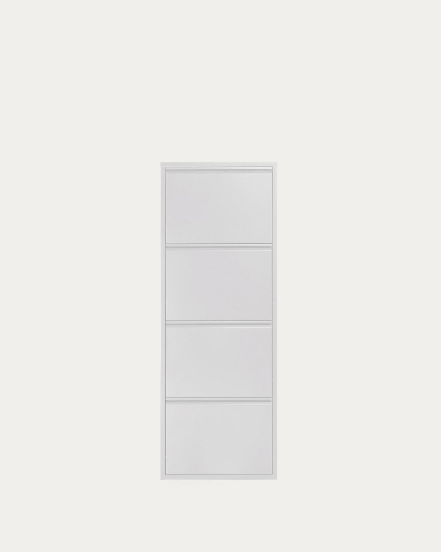 Shoe rack Ode 50 x 136 cm 4 doors white