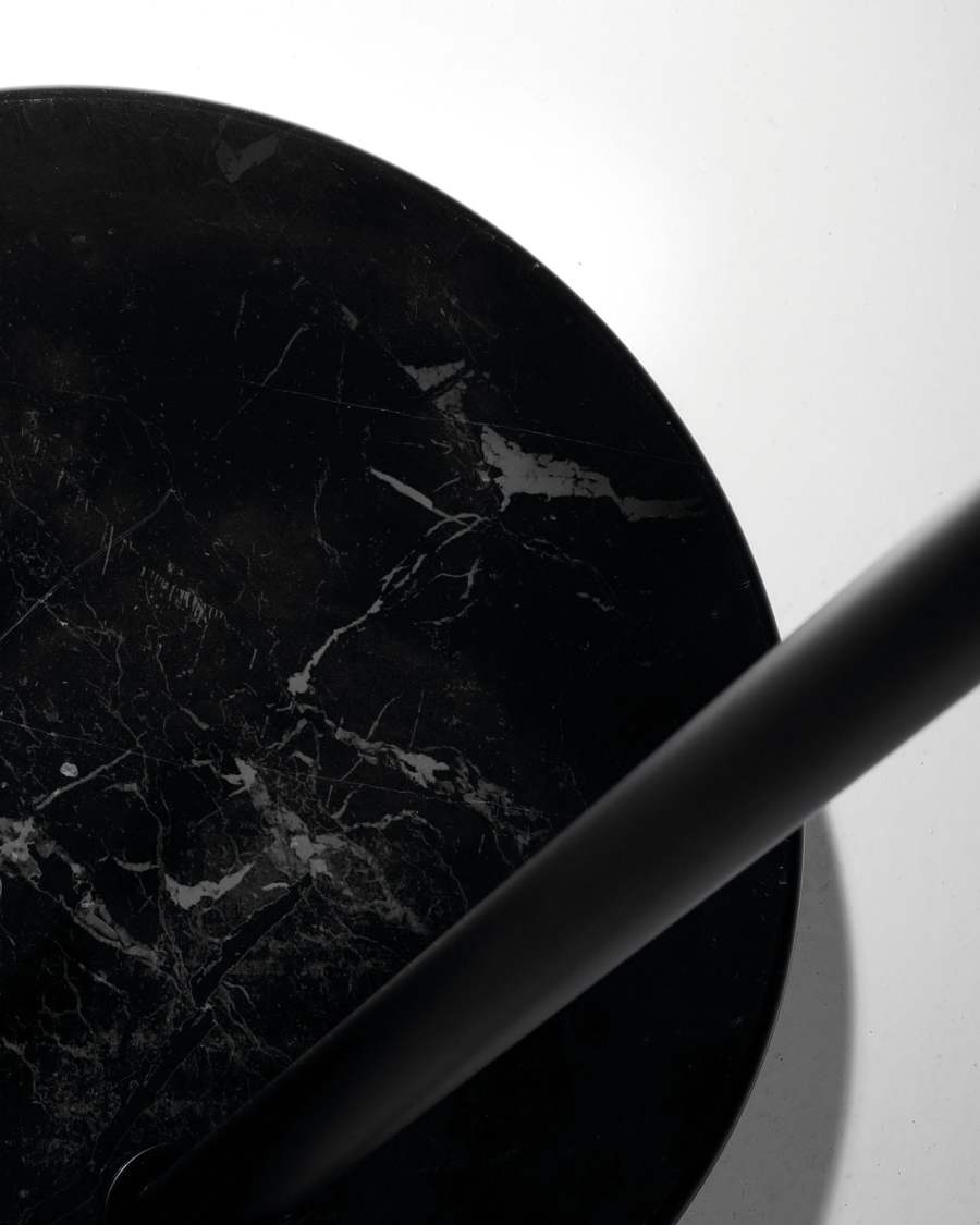 Struttura in acciaio nero per lampada da terra May nero