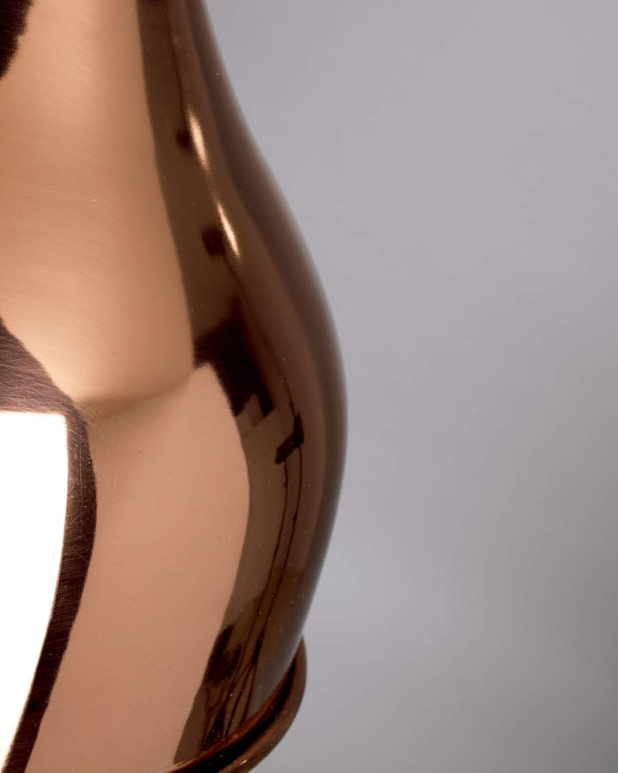 Geo pendant lamp, copper