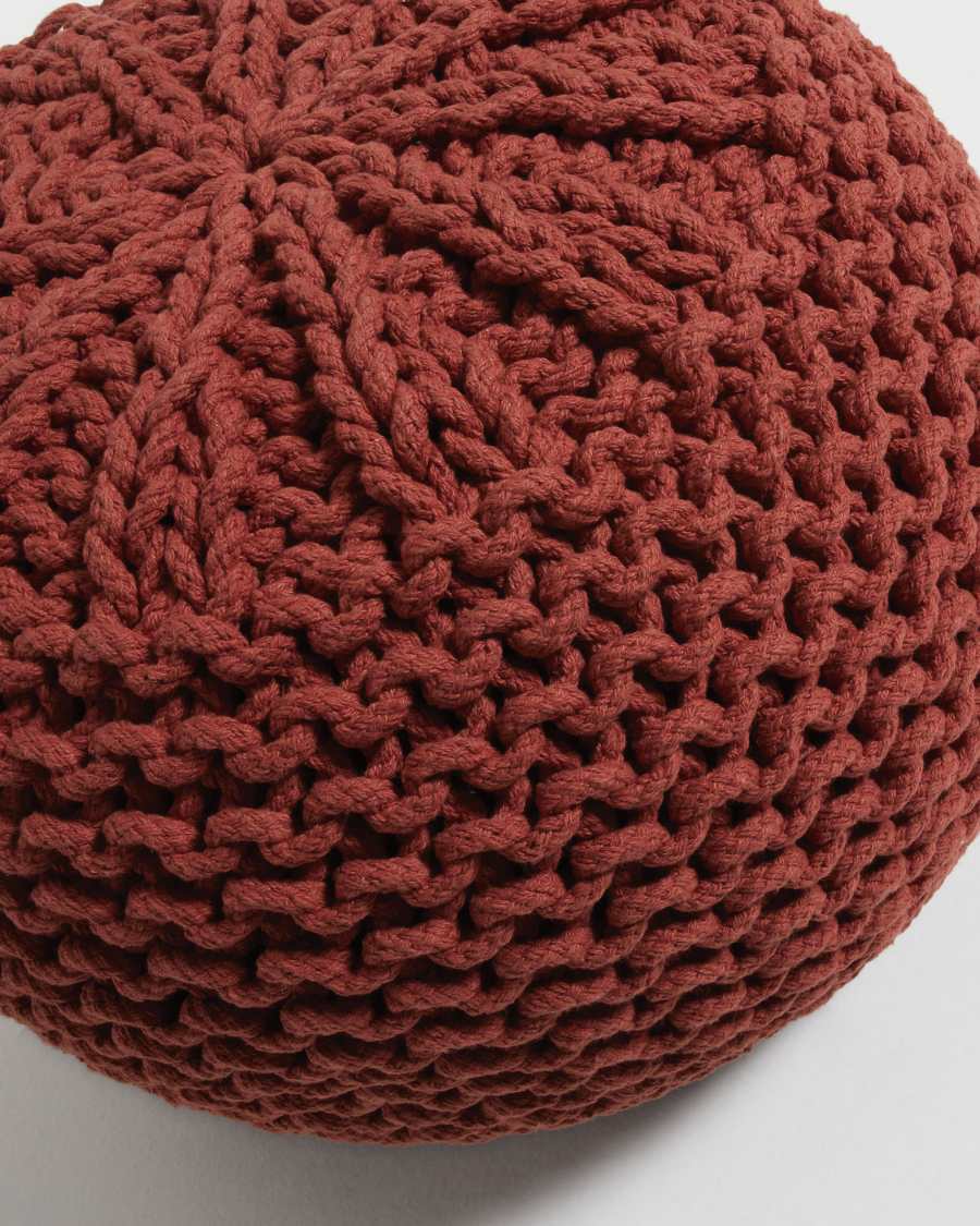 Shott Pouf, maroon