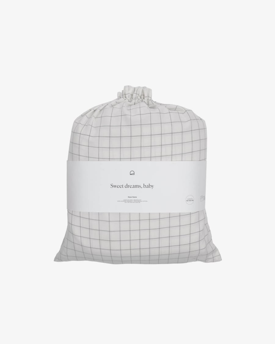 Lesly bedding set duvet cover, fitted sheet, pillowcase 180x200cm organic cotton (GOTS)