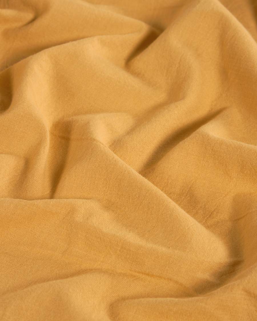 Ibelis mustard yellow bedding set 150 x 190 cm organic cotton (GOTS)