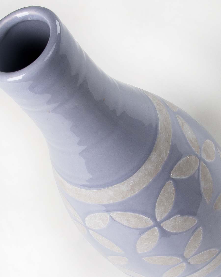 Vaso Ares fiore blu 30 cm