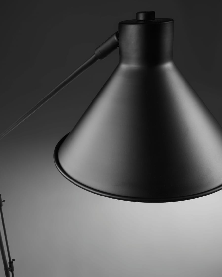 Dione steel floor lamp UK adapter