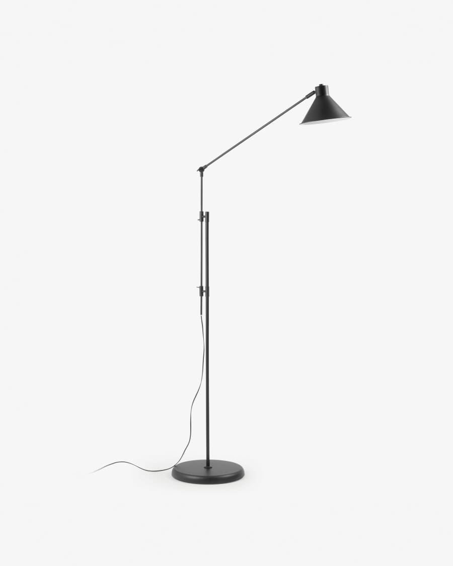 Dione steel floor lamp UK adapter