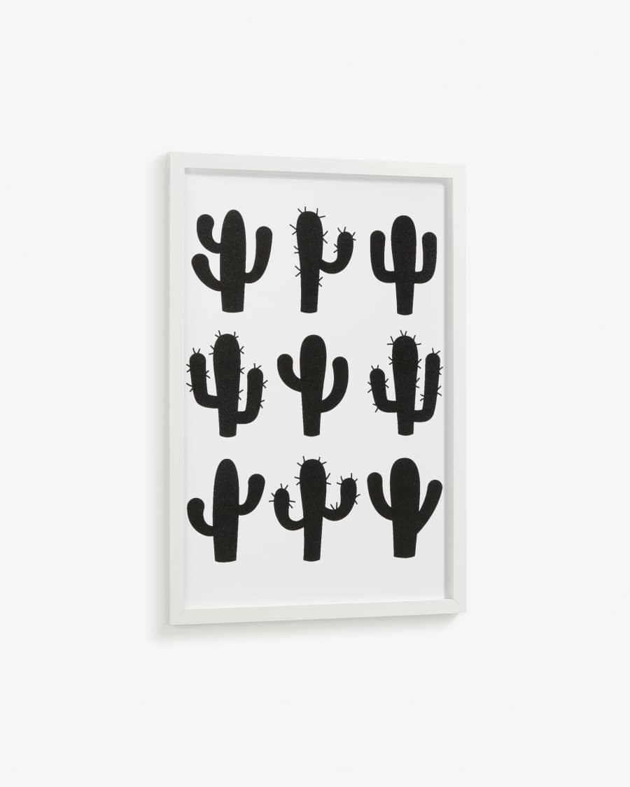 Quadro Apec collage cactus 43 x 63 cm
