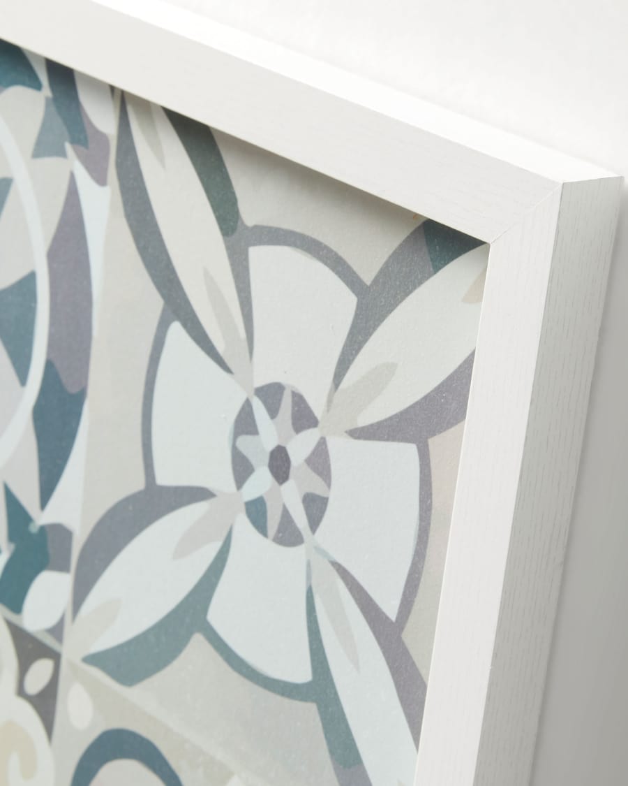 Tableau Alika 53x73 cm gris bleu