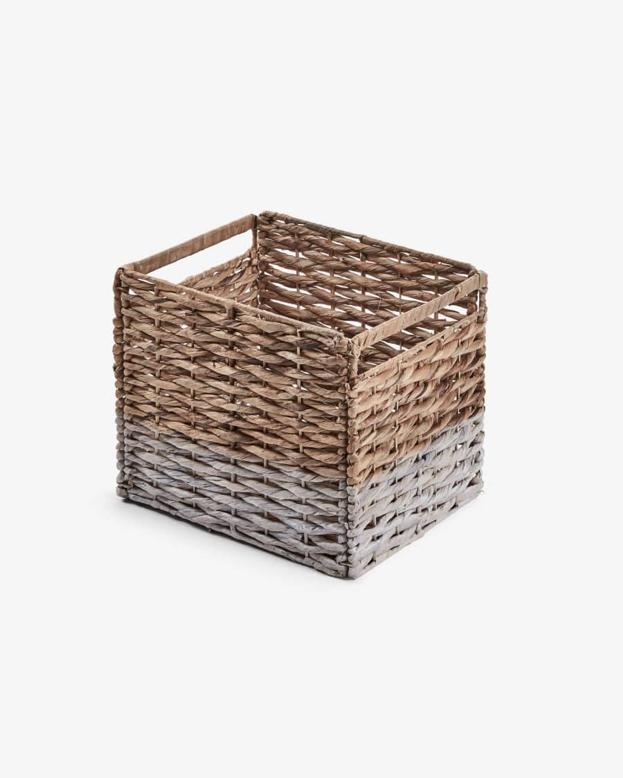 Words basket natural and white