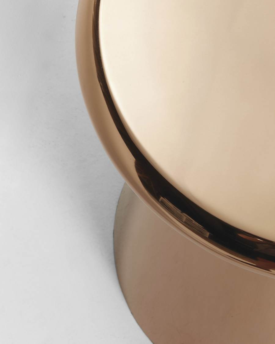 Copper Pitt side table Ø 41 cm