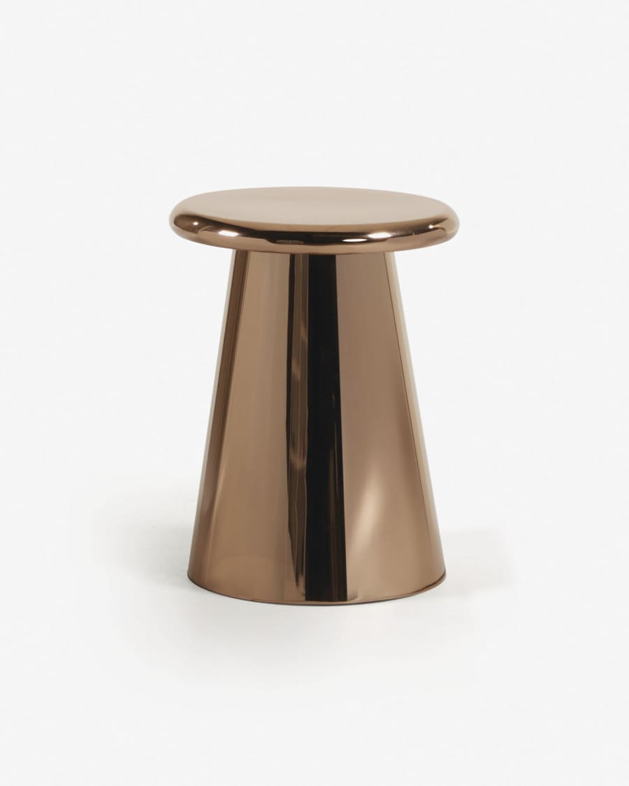 Copper Pitt side table Ø 41 cm