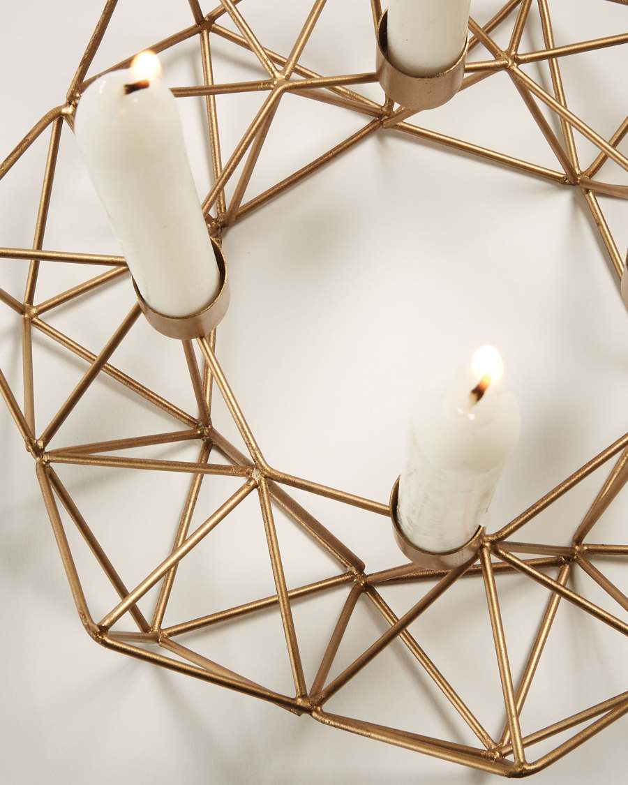 Steg Candle holder, brass