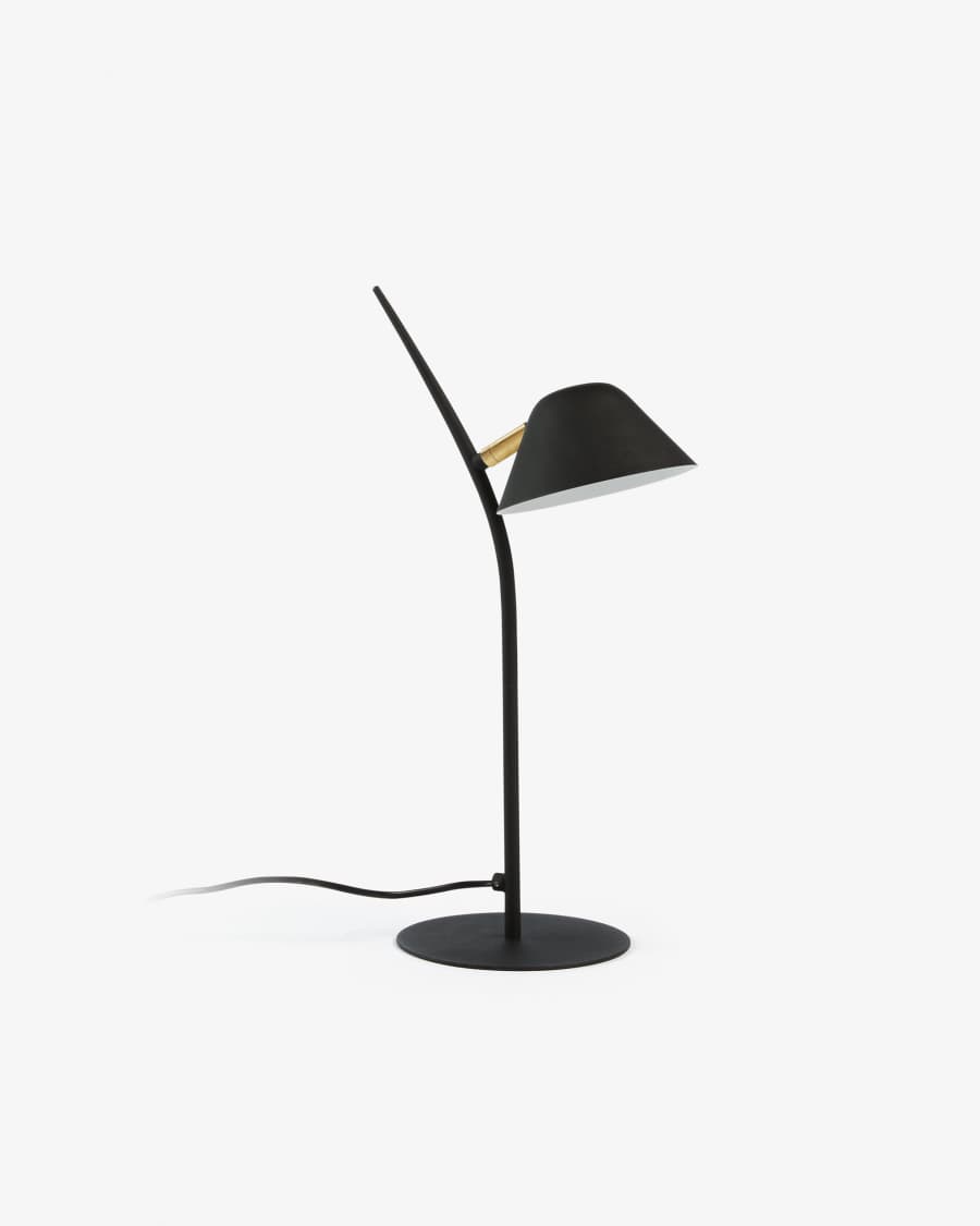 Aurelia table lamp in steel with black finish