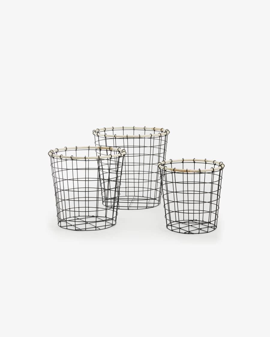 Kayla set of 3 baskets