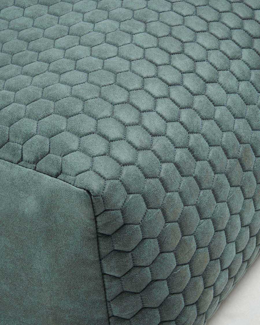 Pouf Indam 60 x 60 cm turquoise