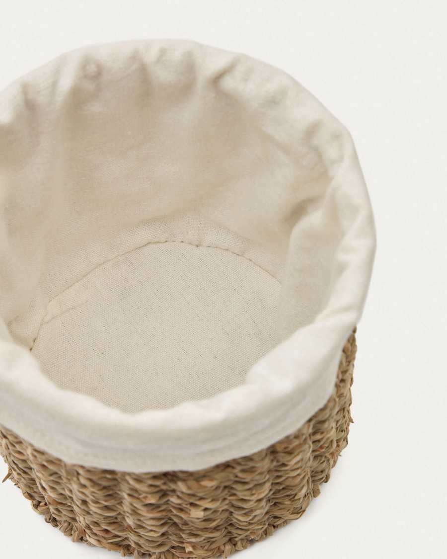 Cistella pequeña Tossa de fibres naturals