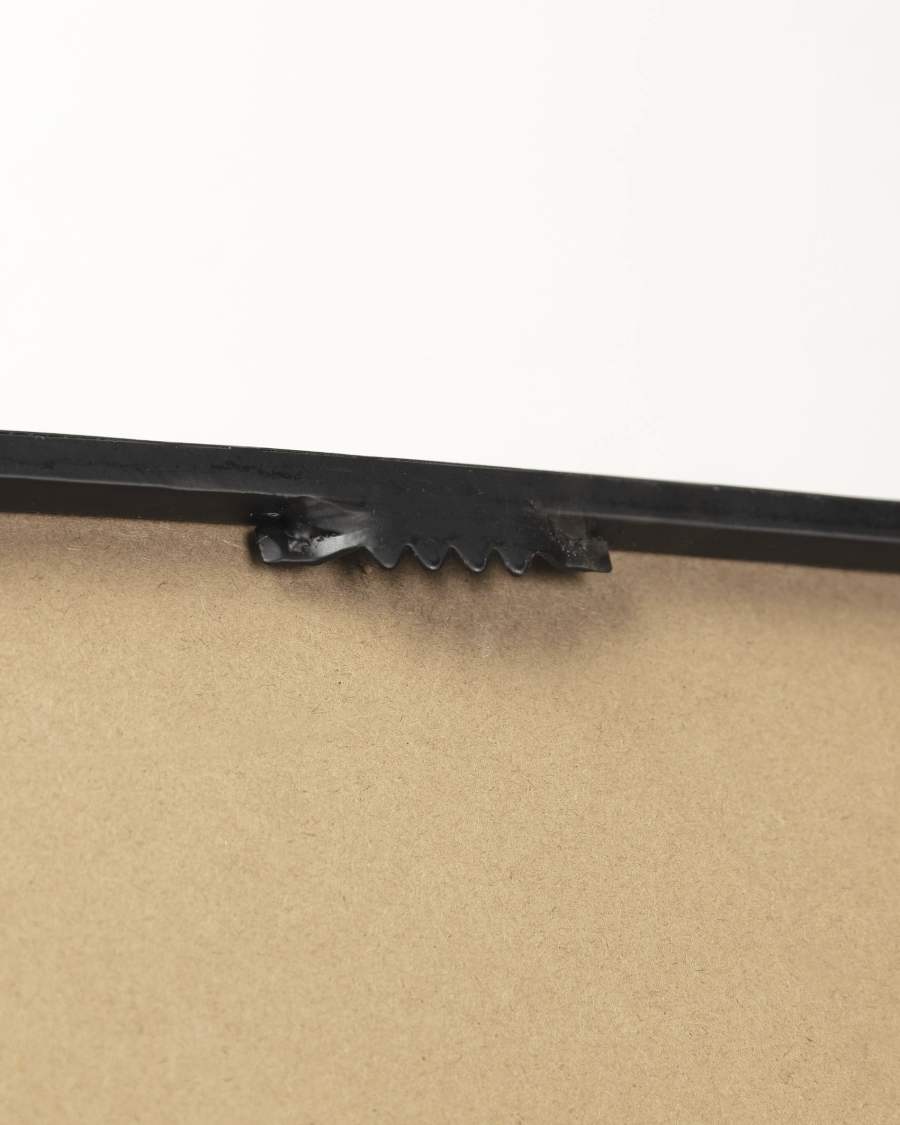 Marco black metal wall mirror 40 x 40 cm