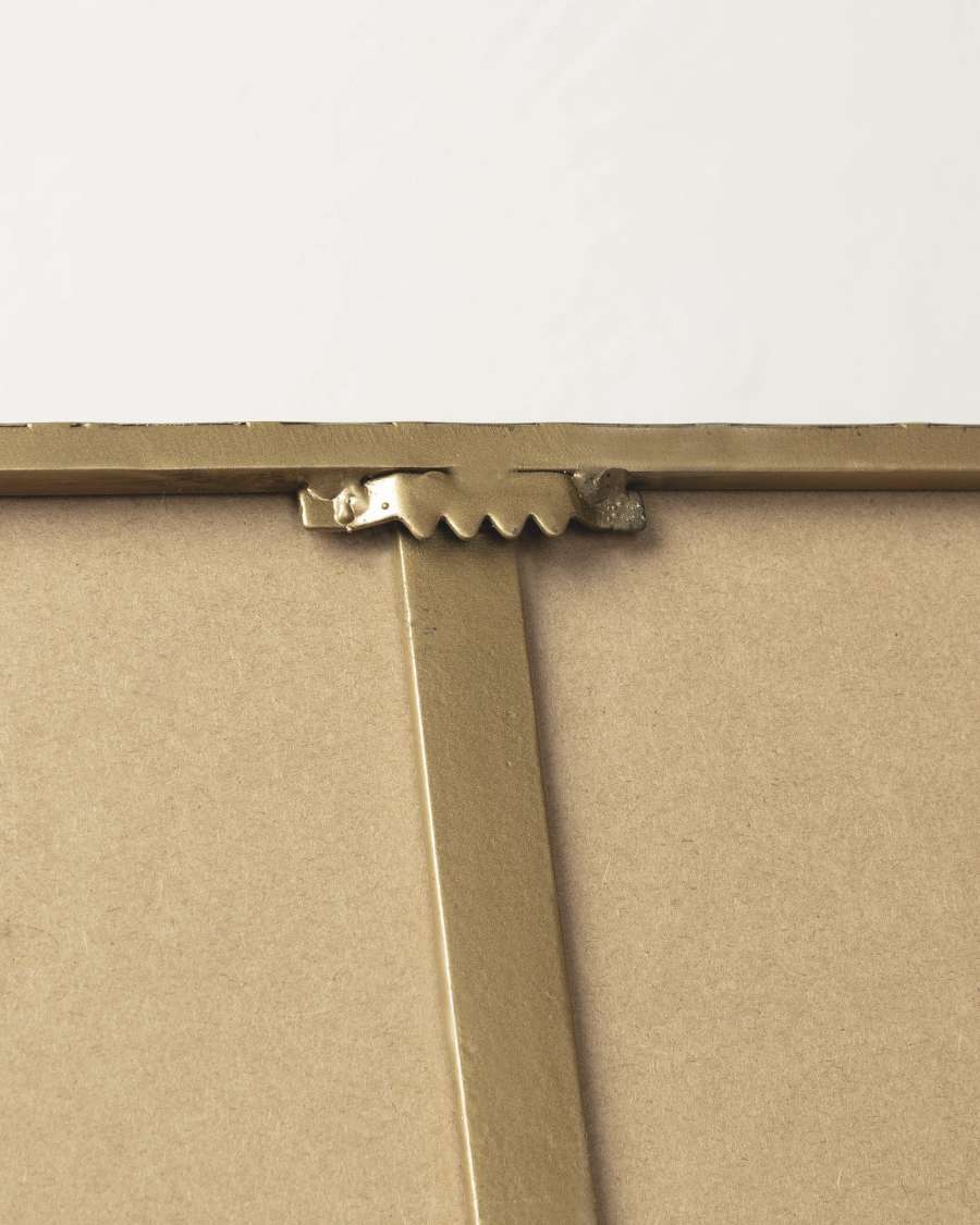 Marco gold metal wall mirror 60 x 60 cm