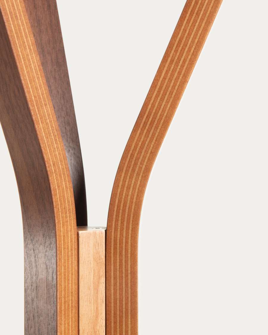 Porte-manteaux Chelsey bois d'hévéa 170 cm