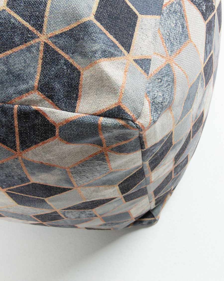 Imma Pouf 45 x 45 cm, grau