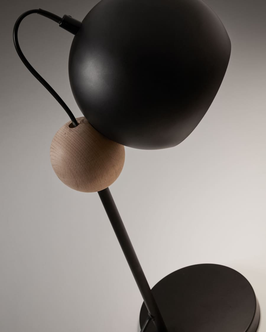 Lámpara de sobremesa Vonne negro