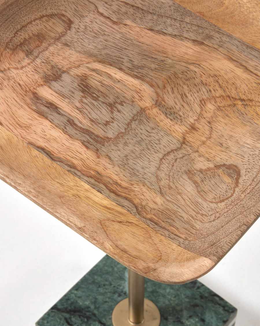 Table d'appoint carrée Lleyton 25 x 25 cm