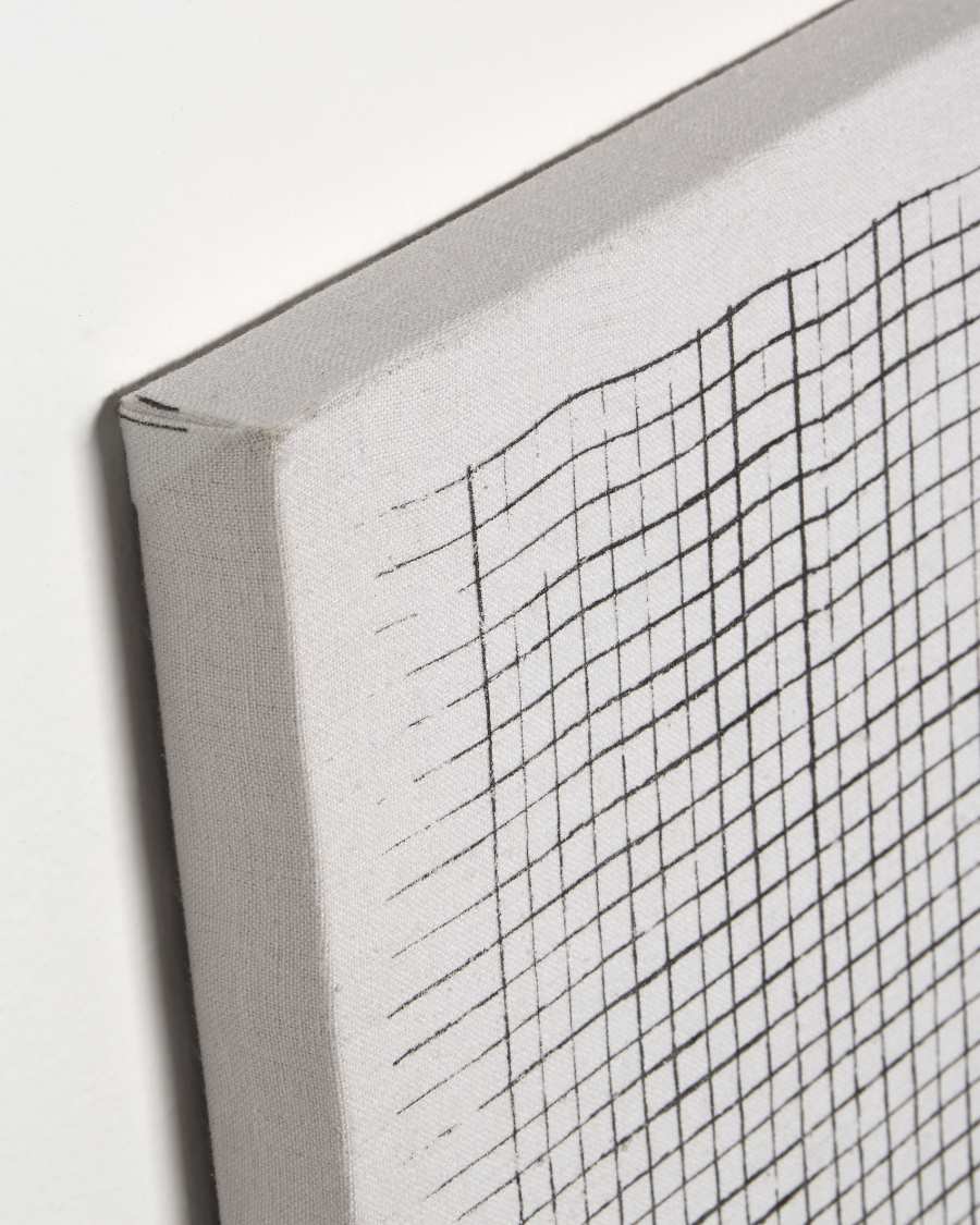 Großes Prisma Bild auf weissem Hintergrund