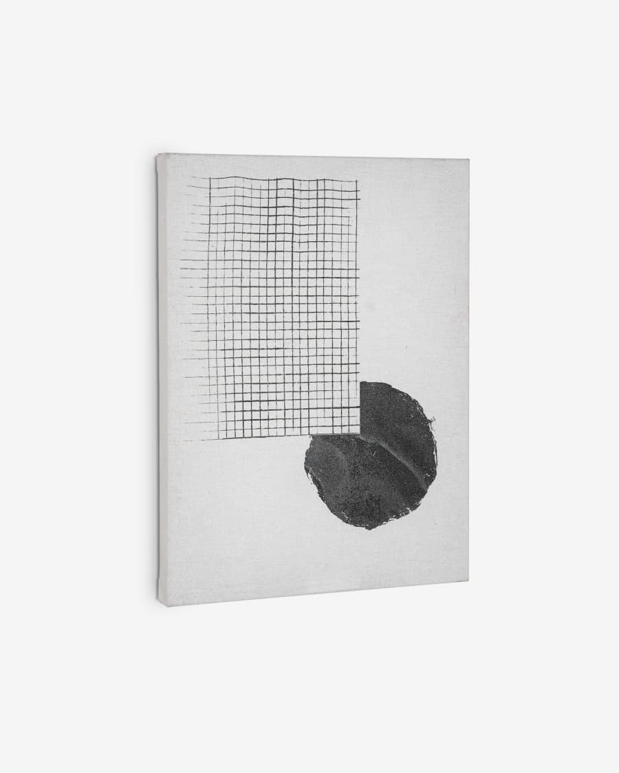 Großes Prisma Bild auf weissem Hintergrund