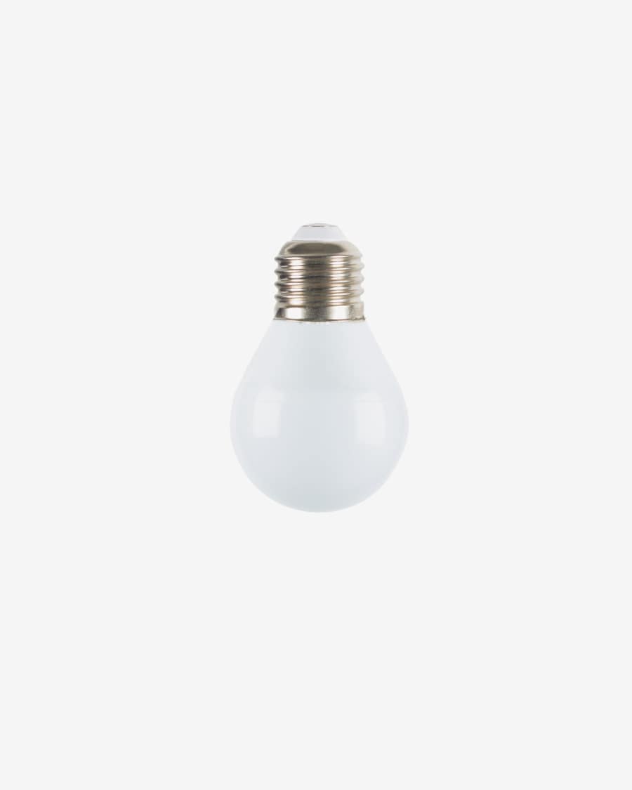 Bulb LED E27 lightbulb, 4W and 45 mm with warm light
