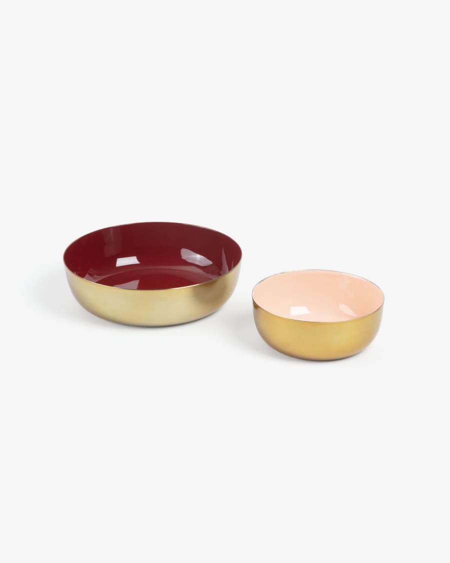 Set van Flurry bordeaux en roze