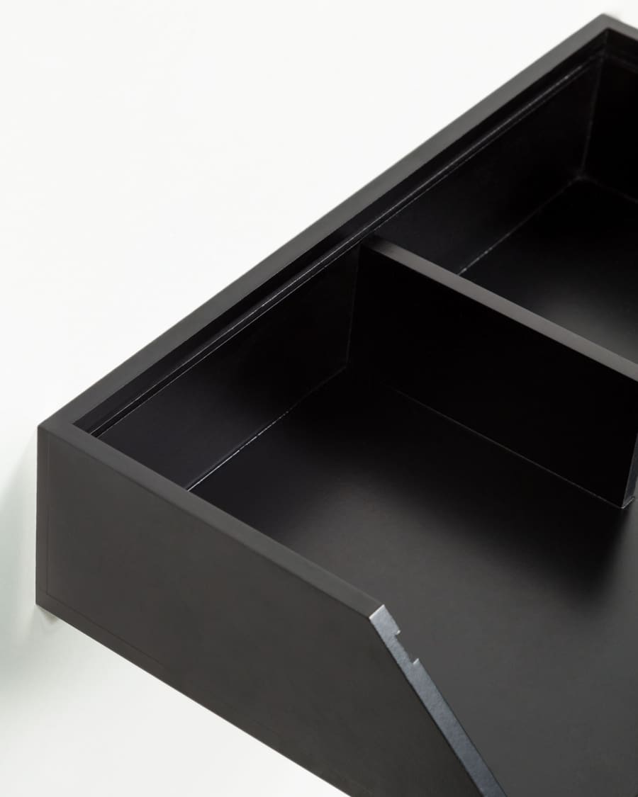 Estante Lusin con chapa de roble acabado nogal 40 x 10 cm FSC MIX Credit