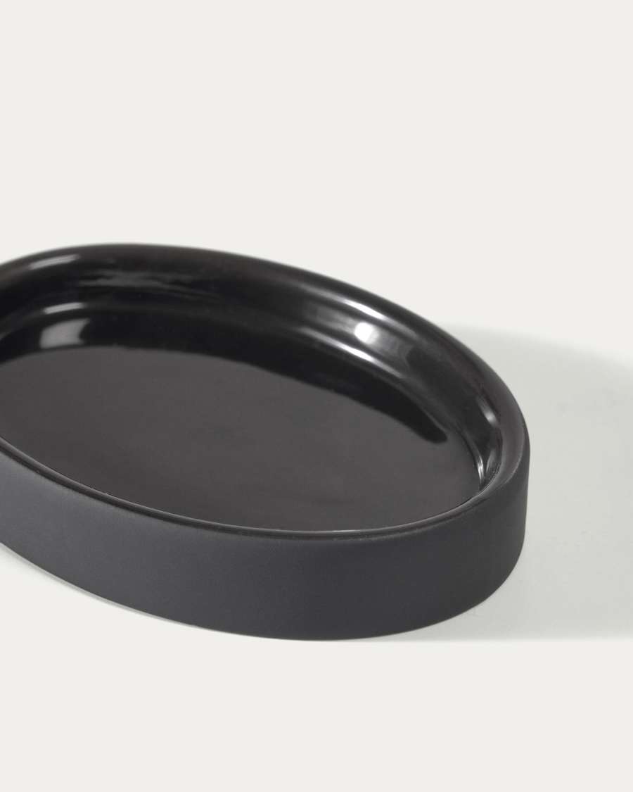 Riga black soap dish