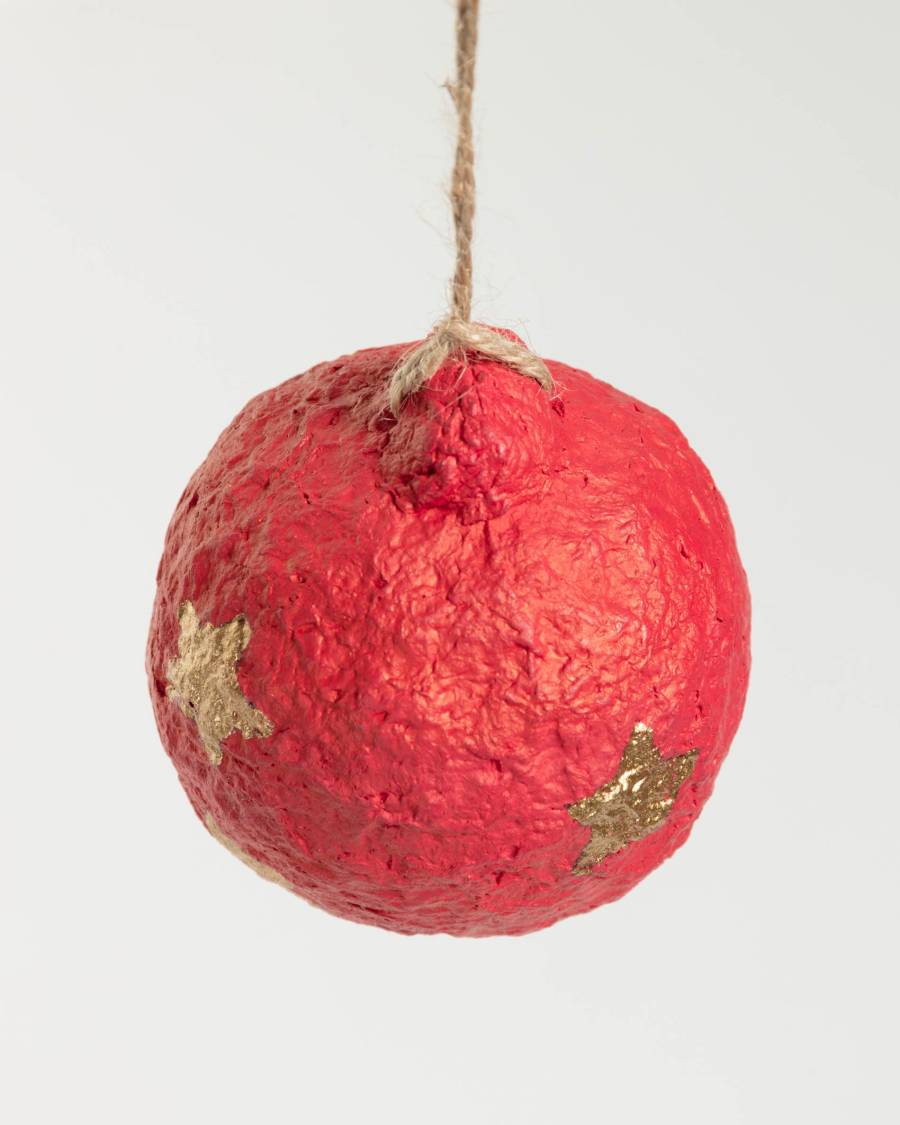 Galia set of 3 Christmas baubles with stars