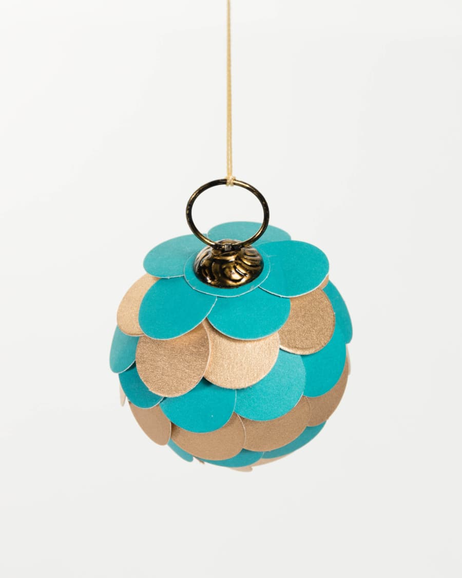 Boules de Noël Felicita turquoise