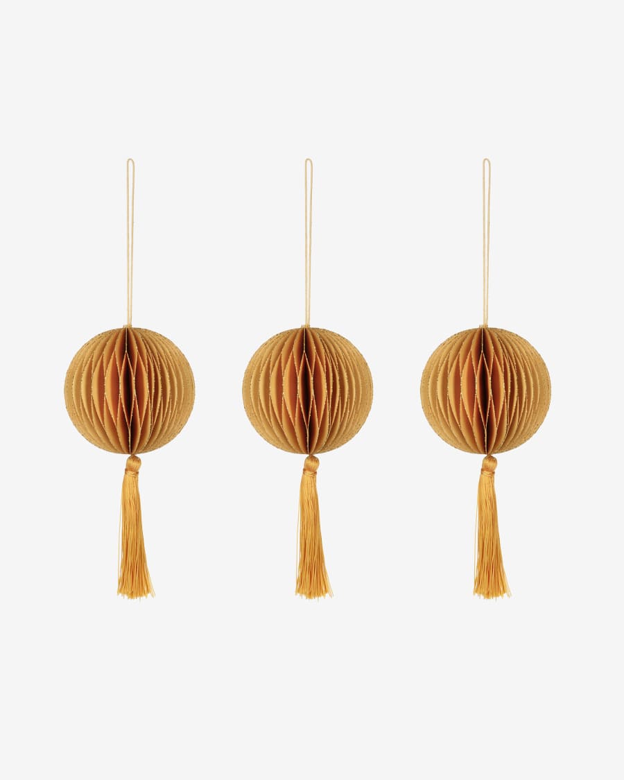 Clorinda orange bauble set