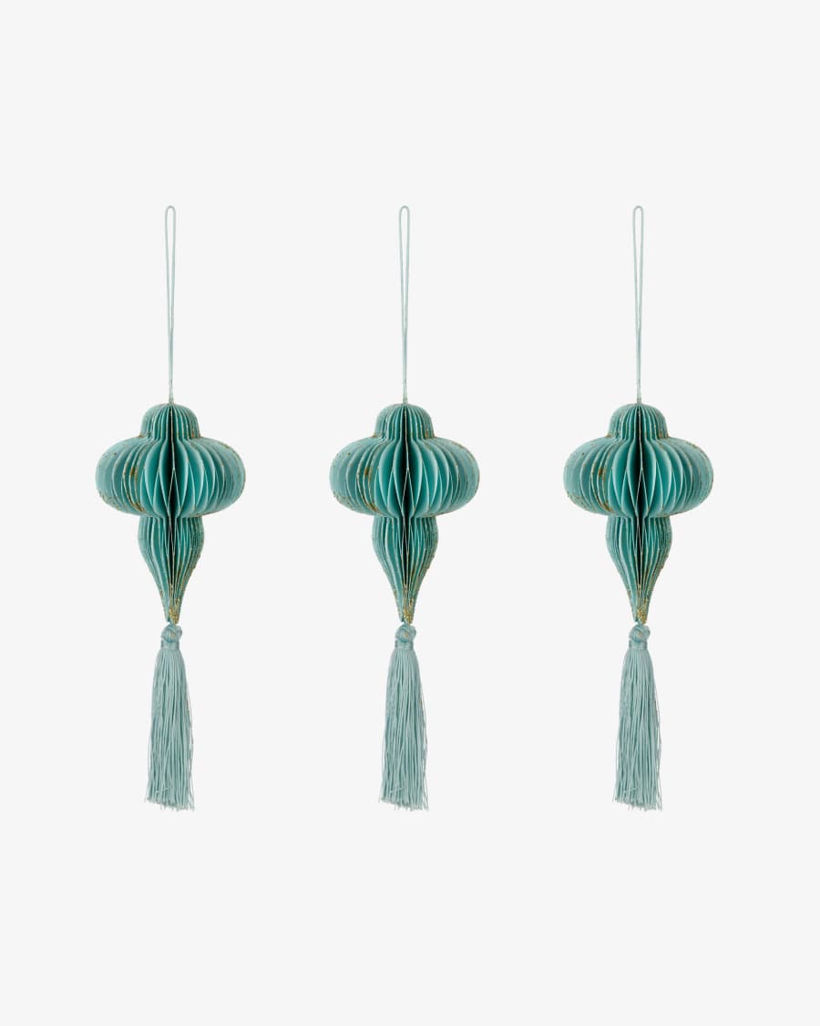 Corina green bauble set